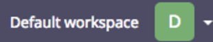 default workspace