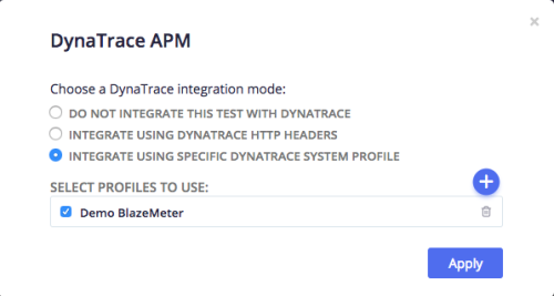 BlazeMeter s integration with DynaTrace APM BlazeMeter Guide