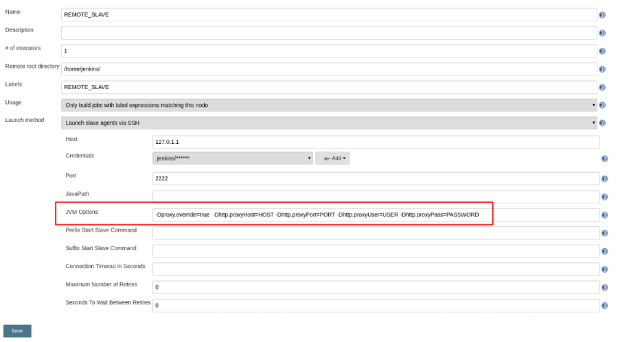 jenkins jvm option proxy override