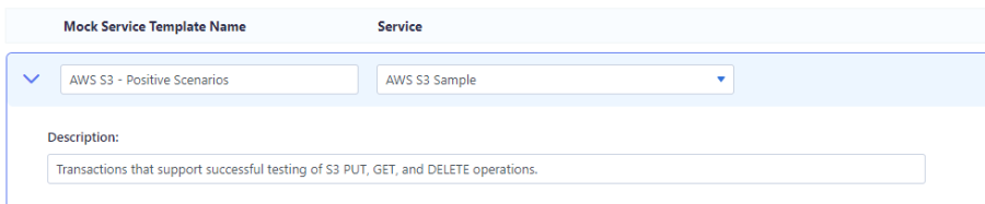 example aws service template