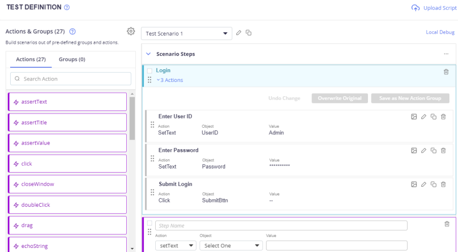 Creating Scriptless Functional Tests