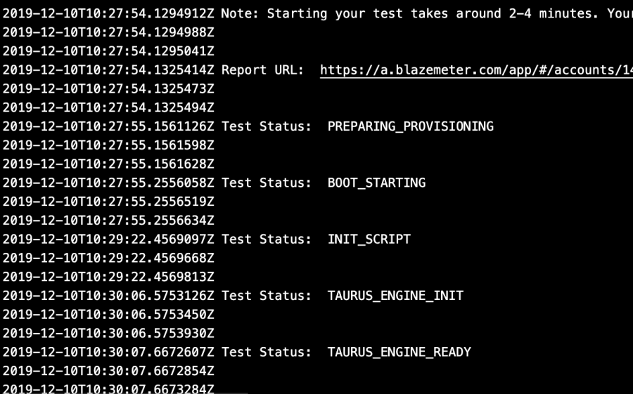 log detailed report