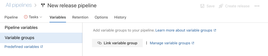 variable groups