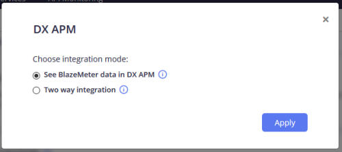 dx apm integration choice