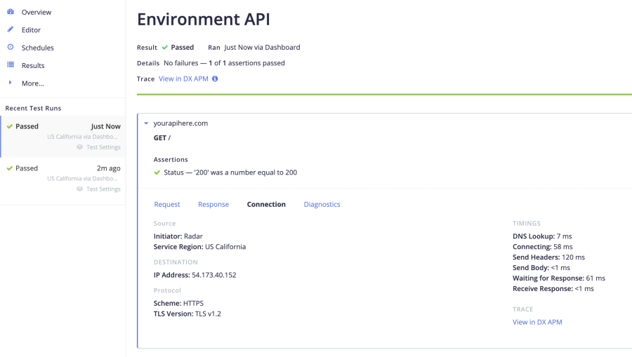 DX Application Performance Management Integration CA APM