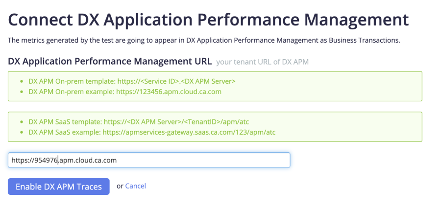 DX Application Performance Management Integration CA APM