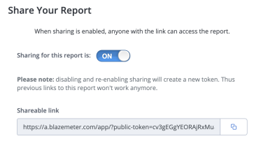 share report on