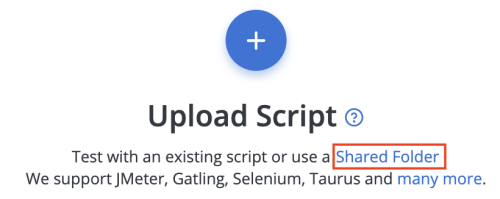 upload script shared folder