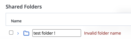 invalid folder name