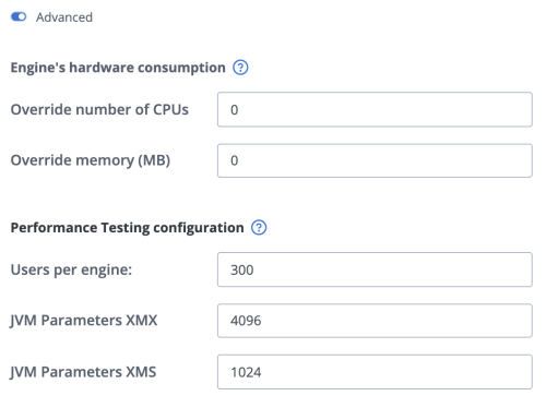 advanced settings