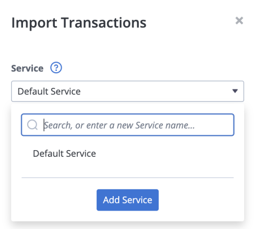 import transactions