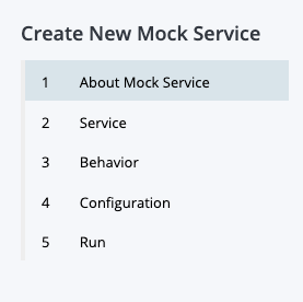 the 5 mock service creation steps