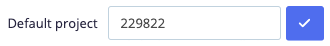 default project id
