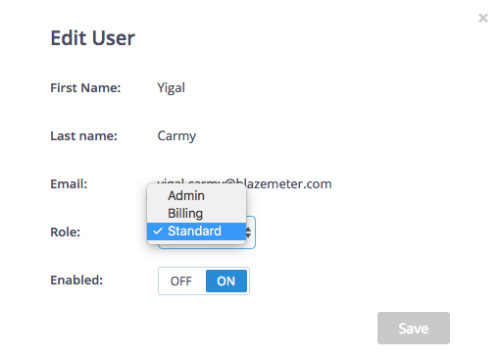 edit user settings