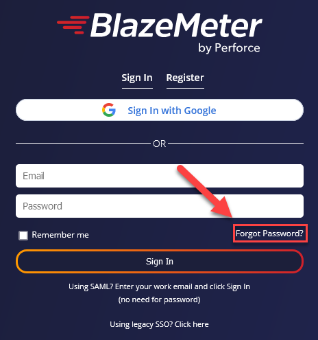 Forgot Password