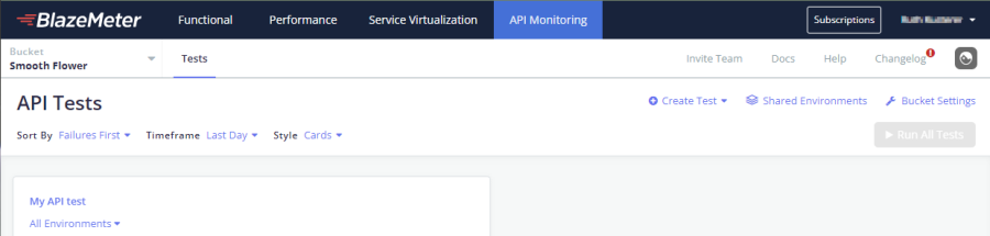 api monitoring tab ui