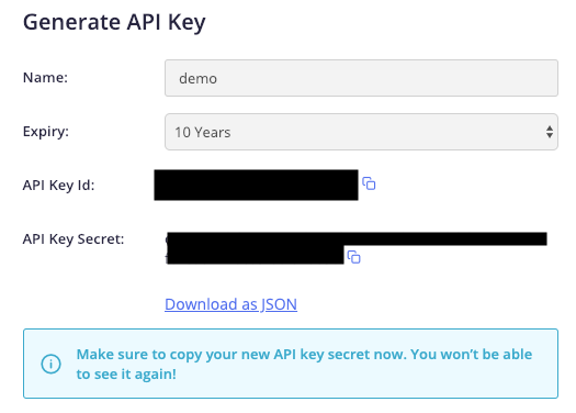 api key id