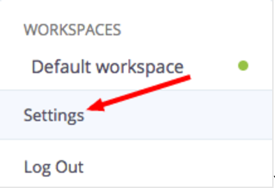 api key settings