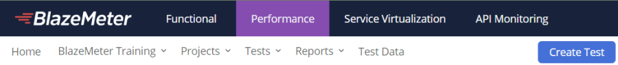 main nav bar