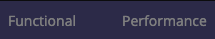 func perf tabs