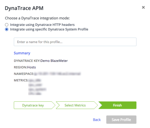 BlazeMeter s integration with DynaTrace APM BlazeMeter Guide