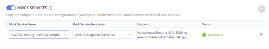aws service used in test