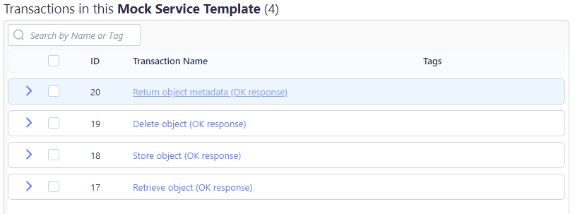 AWS transactions added to the positive scenario template
