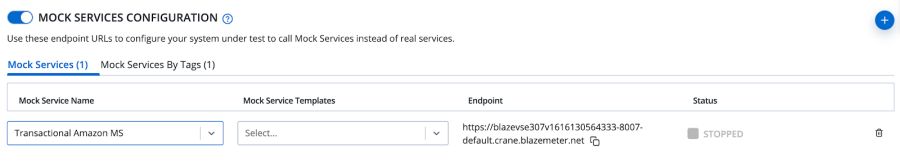 individual virtual services and tags