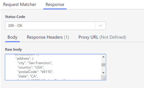 transaction response