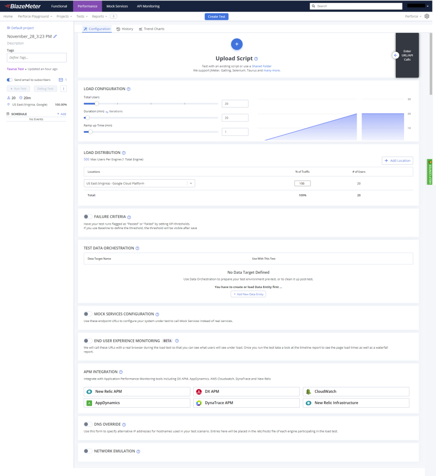 Create Performance Test 01