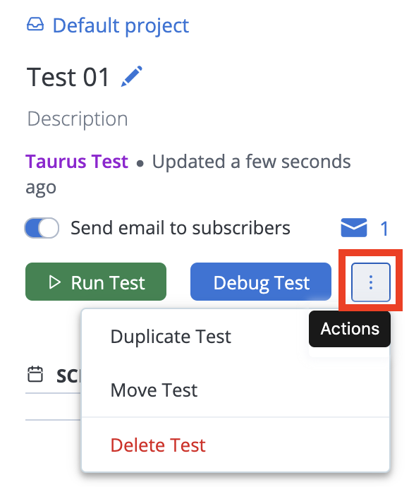 duplicate test