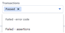 exclude failed transactions