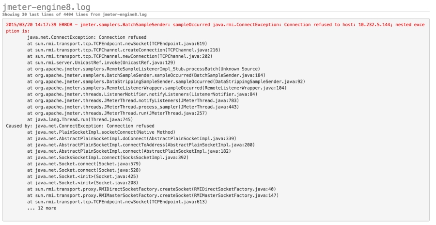 Logs Report