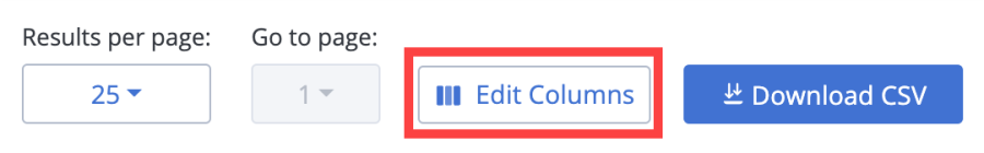 Request stats edit columns