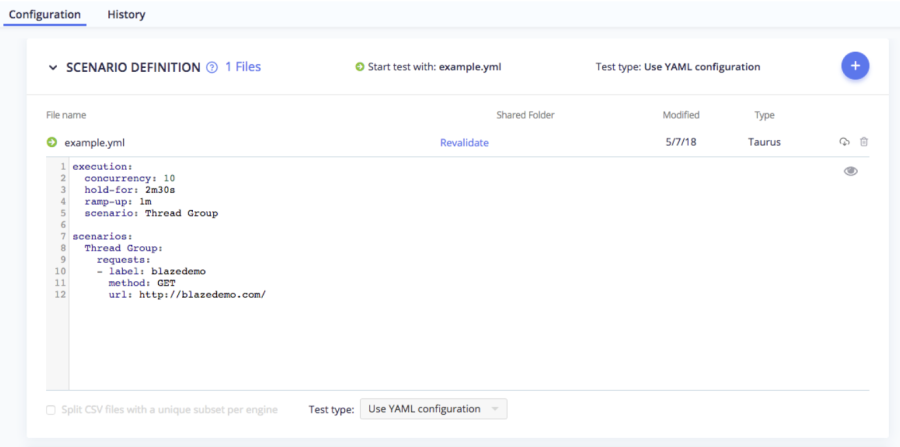 scenario definition taurus