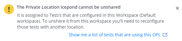 cannot unshare popup
