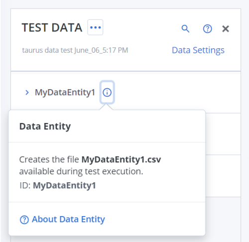 identify the path to a data entity as csv file