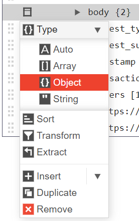 script editor menu